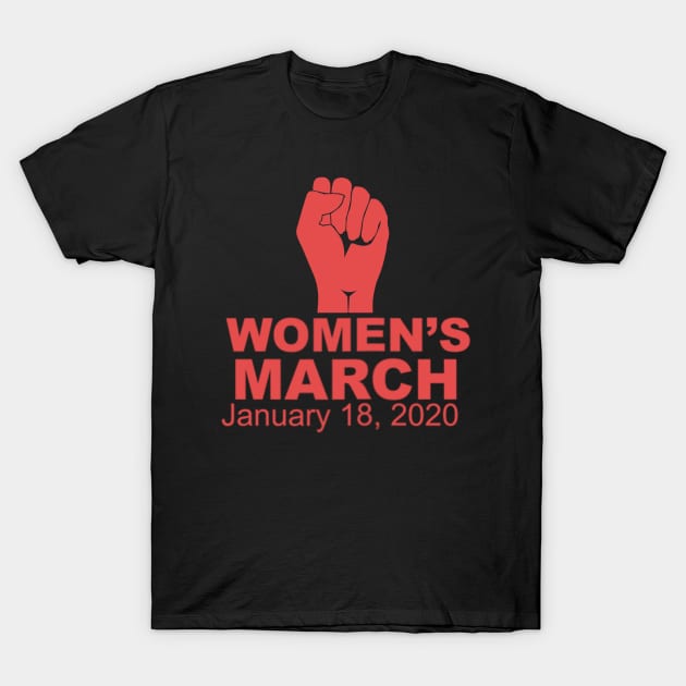 Resist Sister Women's March 2020 T-Shirt by cedricchungerxc